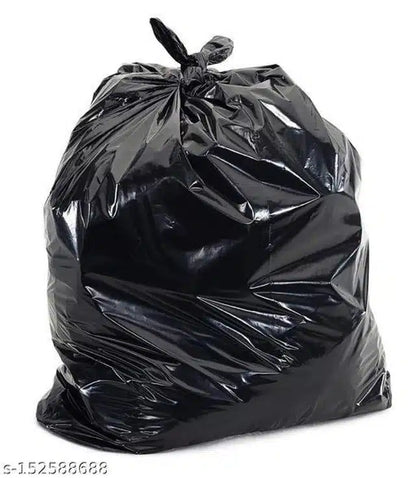 Biodegradable Garbage Bags (Black, 19x21 inches) (Set of 4)