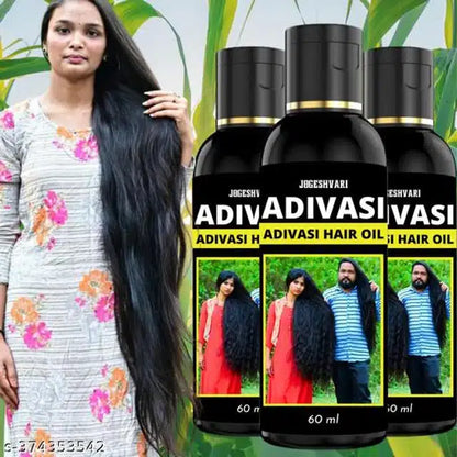 Jogeshvari Adivasi Hair Oil (60 ml, Pack of 2)