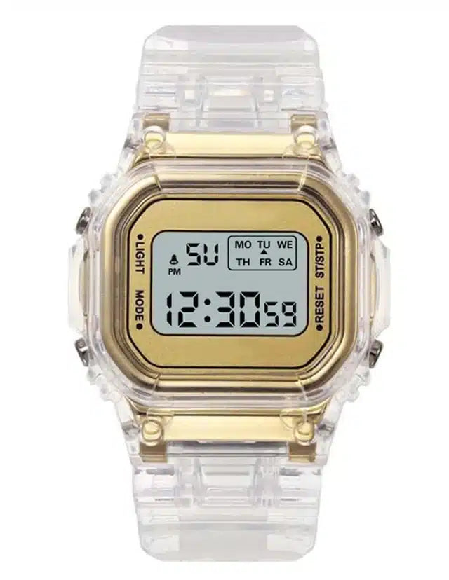 Kids Waterproof Seven Light Sports Watch (Gold)