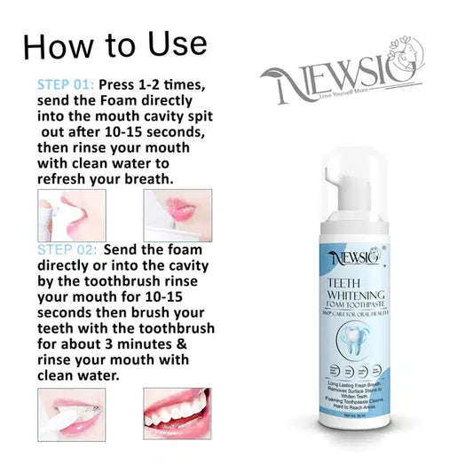 Newsio Teeth Whitening Foam (60 ml)