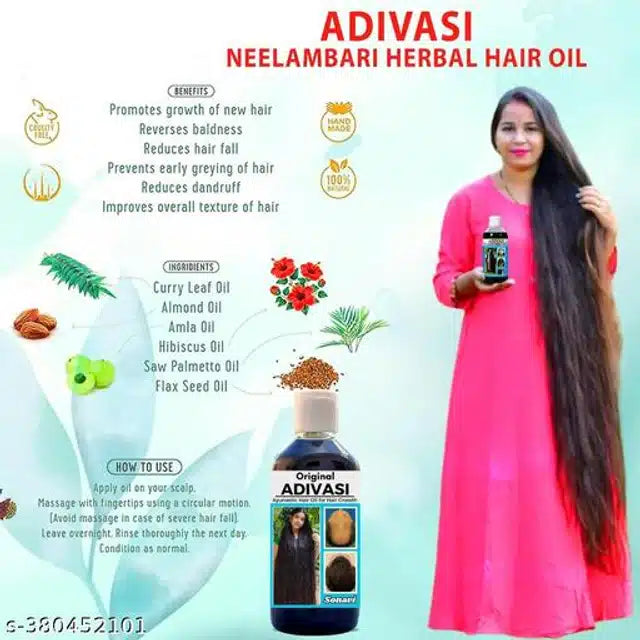 Original Adivasi Hair Oil (200 ml)