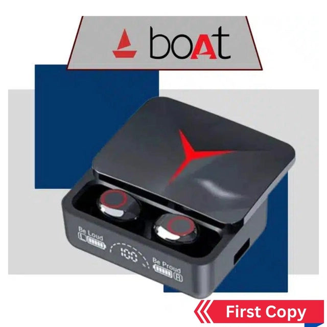 boAt Wireless Bluetooth Earbuds with Charging Case (Black)