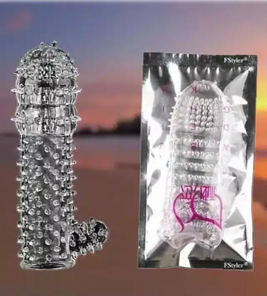 Reusable Crystal Condom (White)