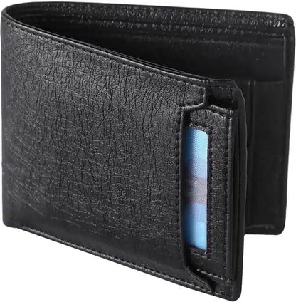 Artificial Leather Wallet for Men (Black)