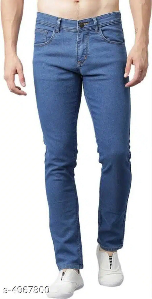 Denim Jeans for Men (Blue, 30)