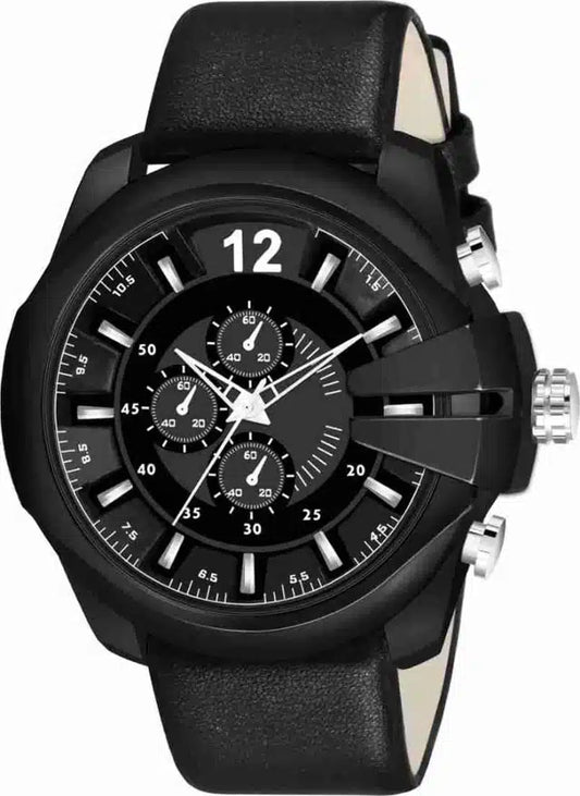 Analog Watch for Men (Black)