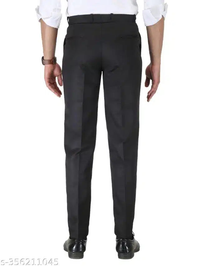 Cotton Trouser for Men (Black, 28)