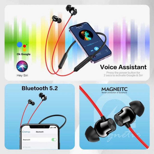 Wireless Bluetooth Neckband (Assorted)