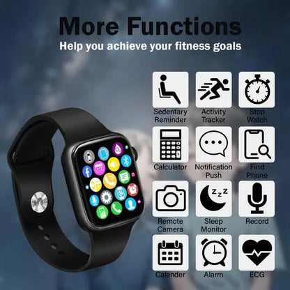 Smartwatch for Men & Women (Black)